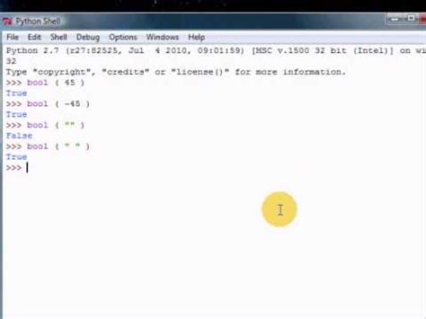 Python Tutorial: Understanding the Python Bool() Function